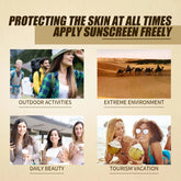 Ouhoe SPF 50 Face Sunscreen Probiotic Brightening Cream by Home for Health and Beauty