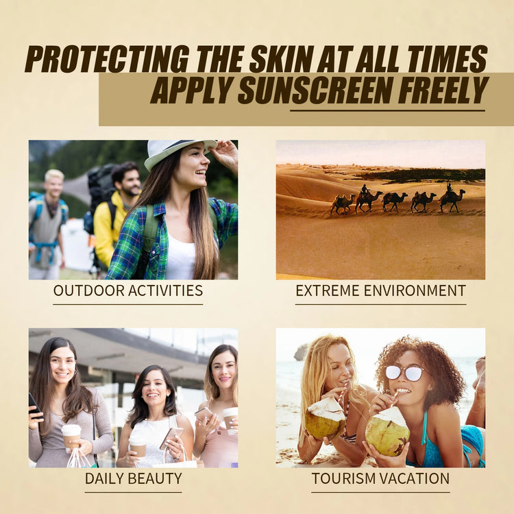 Ouhoe SPF 50 Face Sunscreen Probiotic Brightening Cream by Home for Health and Beauty