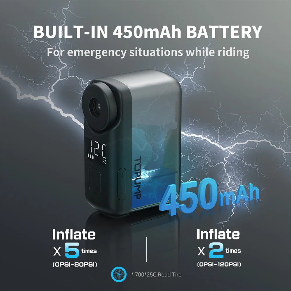 Pro Electric Mini Portable Bike Pump With Display