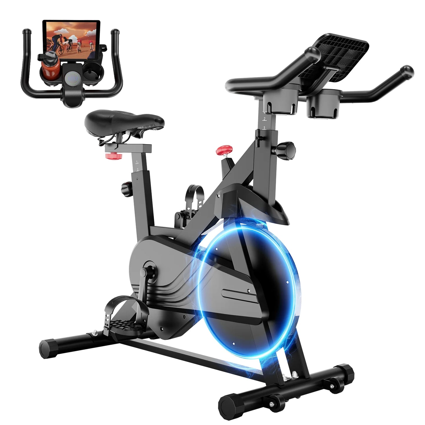 Magnetic Resistance Exercise Bike With 32 Levels Indoor Workout