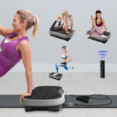 Vibration Plate Exercise Machine Fat Burn Whole Body Workout by Home for Health and Beauty