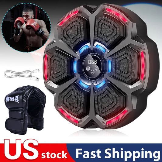 Music Boxing Machine Adjustable Speed Wall Mount