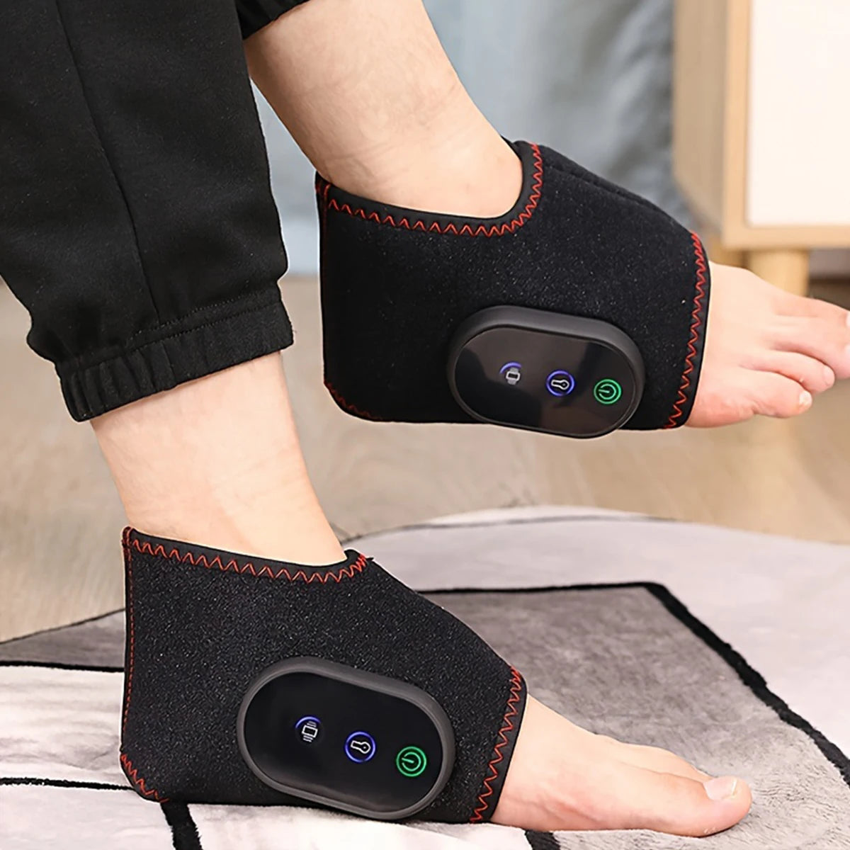 Rechargeable Ankle Massager With Intelligent Timing Sensor