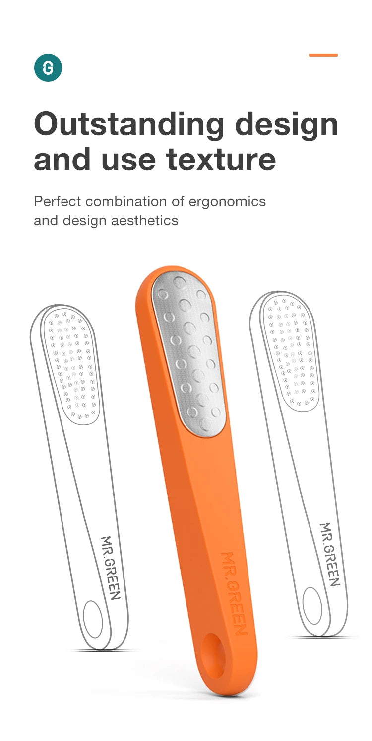 MR.GREEN Foot File Double Sided Callus Remover For Dead Skin Professional Pedicure Tools Callous Scraper Foot Sander Heel Filer by Home for Health and Beauty