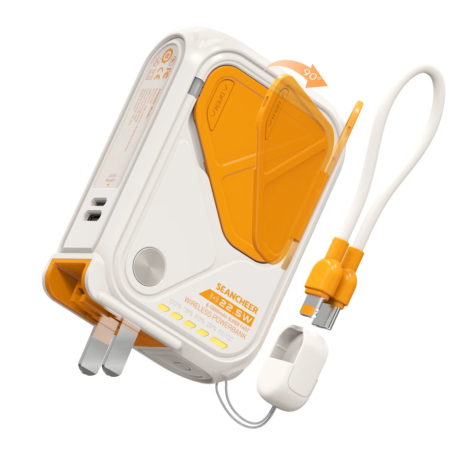 6-in-1 Magnetic Wireless Power Bank 10000mAh 22.5W