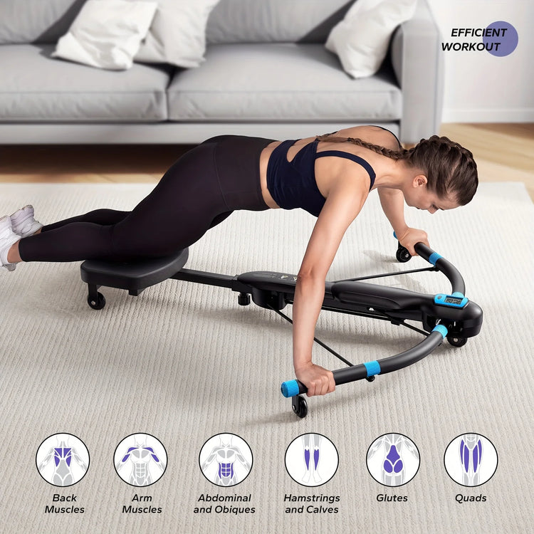 All-in-One Core Trainer Ab Machine, Rowing Machine, Dragonfly Equipment - Multifunctional Home Gym Fitness System with Full-Body Workout for Cardio, Strength Training & Belly Toning, Compact for home Gym () by Home for Health and Beauty