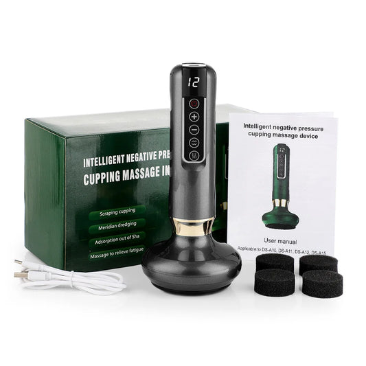 Electric Cupping Device 12 Levels USB Rechargeable
