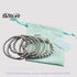 Waterproof Charm Beads Stackable Bracelets Bangles Fashion Fine Jewelry Gift For Women Anniversary Birthday by Home for Health and Beauty