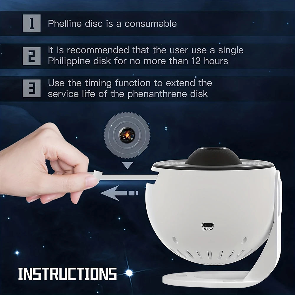 Mexllex Galaxy Ultral Star Projector 13 In 1 LED Night Light by Home for Health and Beauty