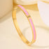 Sparkling Zirconia Inlaid Stainless Steel Bracelet 5/1pcs Set for Women Stackable Bangles Fashion Non Fading Jewelry Gift by Home for Health and Beauty