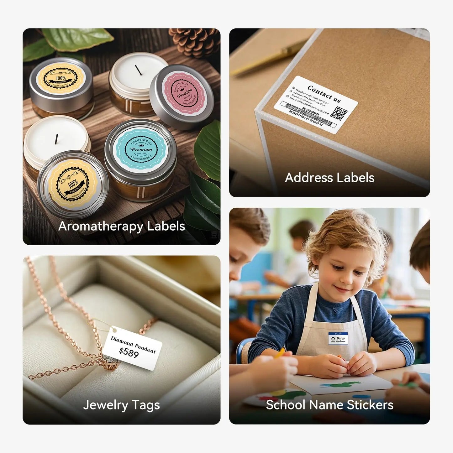 Bluetooth Portable Thermal Label Printer For Packaging