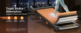 Walking Pad Treadmill with 3.5HP 17% Auto Incline 12-Level,450 lbs RGB UI Screen,3 in 1 Under Desk Treadmill with Auto Incline by Home for Health and Beauty