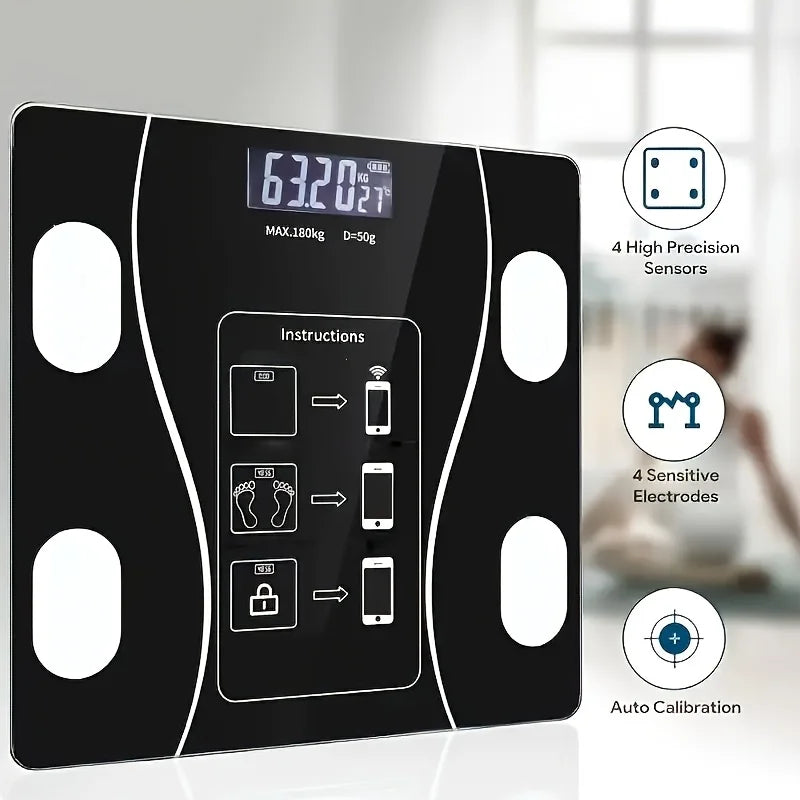 Weight Scale Electronic Scale, 396 Pound Digital Bathroom Scale, High-precision Weight Scale with LCD High-definition Display Sc by Home for Health and Beauty