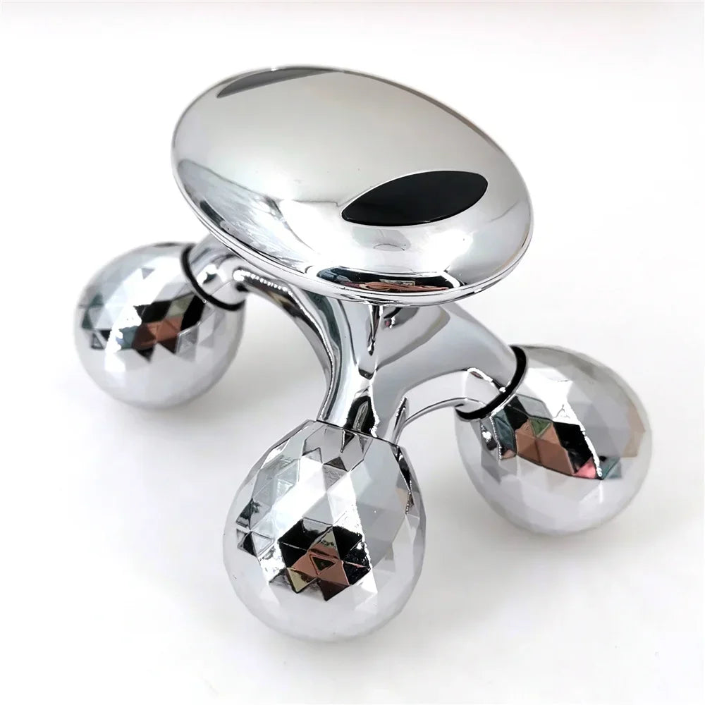 4D Roller Massager Solar Micro Current Face And Body