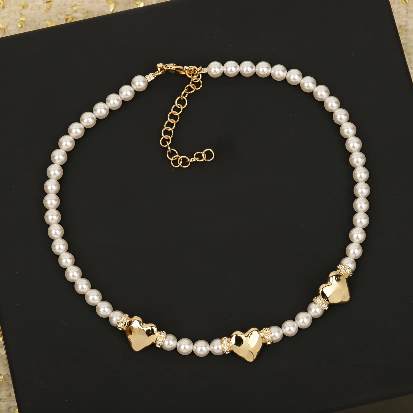 Women Jewelry Sets Necklace Bracelet Earrings Beaded Pendant