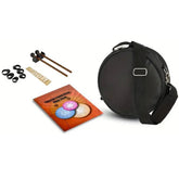 12 Inch Music Drum with Handbag Drumstick 15 Notes D Tone Ethereal Drum Yoga Meditation Sound Healing Beginner Hand Drum by Home for Health and Beauty