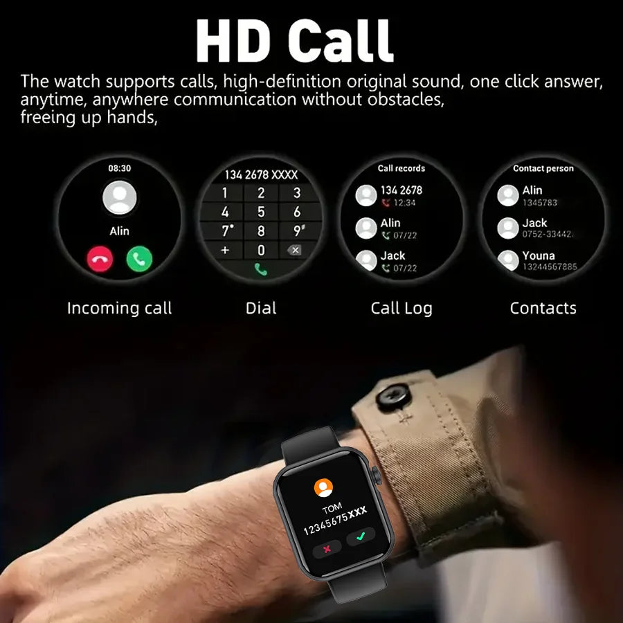 Smart Watch, for Men and Women (Answering/Making Calls) Fitness Tracker, More than 120 Sports Modes, Sleep Monitoring, Pedometer by Home for Health and Beauty