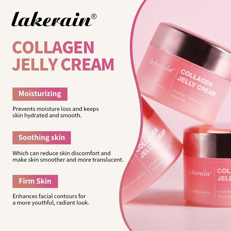 Anti Aging Collagen Face Cream 100ml Niacinamide Moisturizer Hydrating Gel For Tightening Soothing Firmness Skincare by Home for Health and Beauty