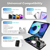 7 in 1 Wireless Charger for iPhone, AirPods, Watch by Home for Health and Beauty