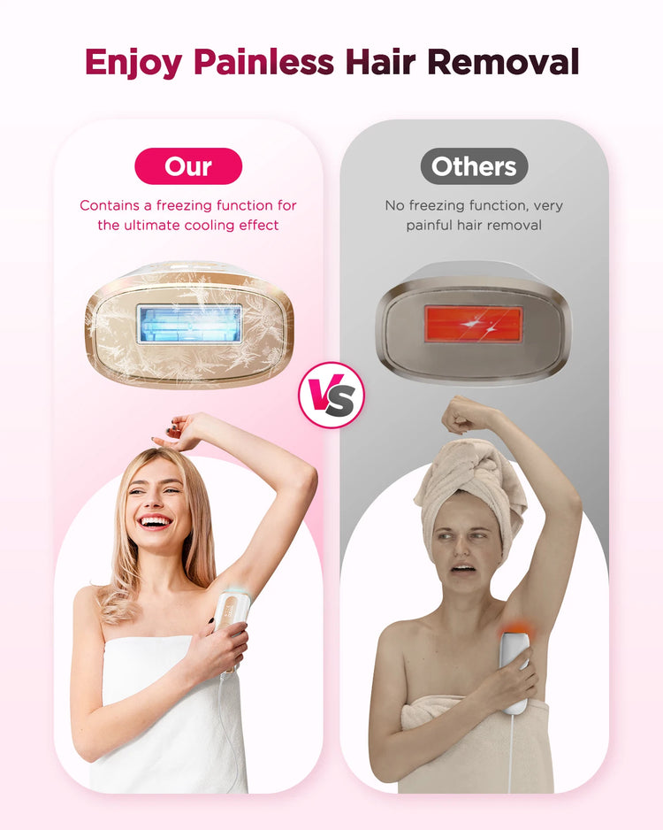 IPL Hair Removal Epilator Laser Permanent Painless Machine by Home for Health and Beauty
