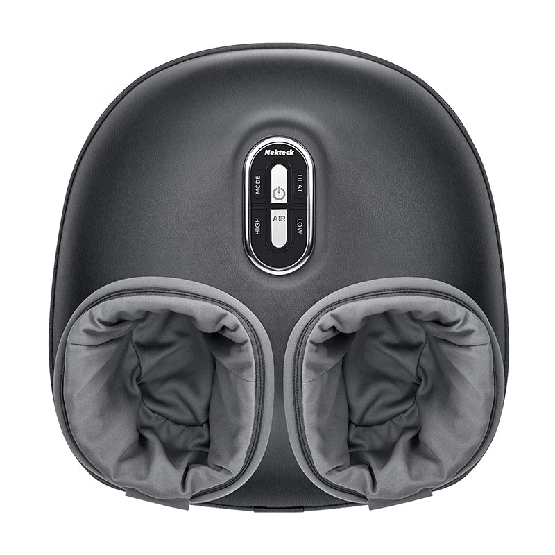 Foot Massager Electric Heating Therapy Air Compression Shiatsu by Home for Health and Beauty