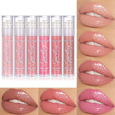 6 Luxurious Shimmering Lip Glosses Long-lasting color, easy to apply, leaving lips full and shiny. by Home for Health and Beauty