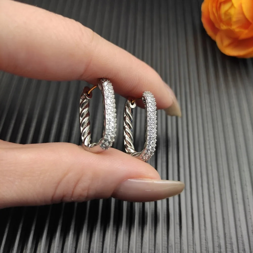 DAV Stud Earrings Are Suitable for Daily Versatile Wear and Gifts by Home for Health and Beauty