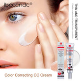 Color Correcting CC Cream Facial Centella Asiatica Repair BB Cream Natural Concealer Whitening Liquid Foundation Cosmetics by Home for Health and Beauty