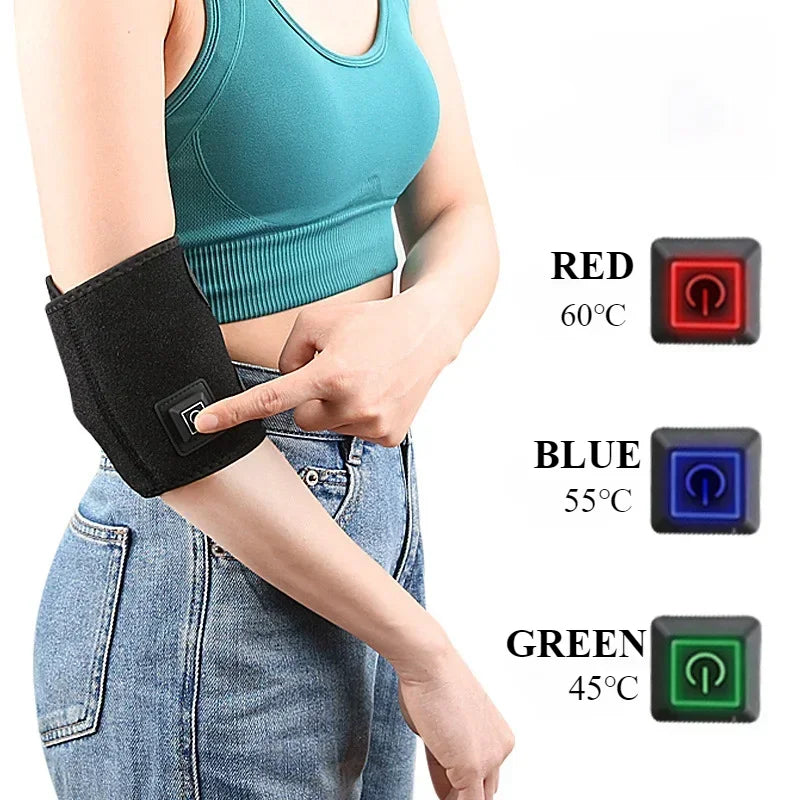 Electric Heated Knee Massager Brace With Adjustable Temperature