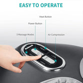 Foot Massager Electric Heating Therapy Air Compression Shiatsu by Home for Health and Beauty