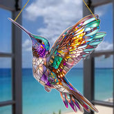 Hummingbird Sun Catcher Acrylic Window Decor For Garden by Home for Health and Beauty