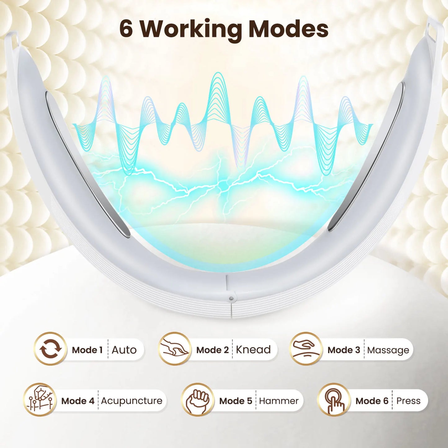 Face Lifting EMS Device With 6 Modes For Firming