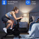 Exercise Bike, 32-Level Magnetic Resistance Stationary Bikes for Home, Low Noise Workout Cycling Bike for Home by Home for Health and Beauty