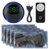 Electric Neck Massager Set Remote Control Smart Portable Rechargeable Cervical Massage Patch to Relax and Relieve Fatigue by Home for Health and Beauty