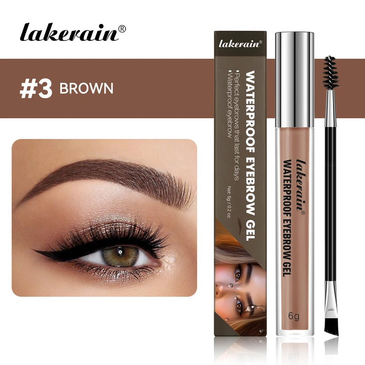Waterproof Eyebrow Gel Smudge Proof Long Lasting Hold by Home for Health and Beauty