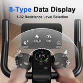 Exercise Bike, 32-Level Magnetic Resistance Stationary Bikes for Home, Low Noise Workout Cycling Bike for Home by Home for Health and Beauty