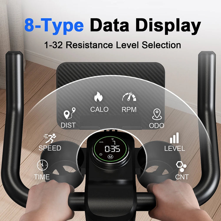 Exercise Bike, 32-Level Magnetic Resistance Stationary Bikes for Home, Low Noise Workout Cycling Bike for Home by Home for Health and Beauty