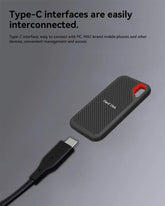 Portable External SSD 2TB High Capacity Solid State Drive USB 3.2 Gen2 Ultra Fast Storage for Game Files by Home for Health and Beauty