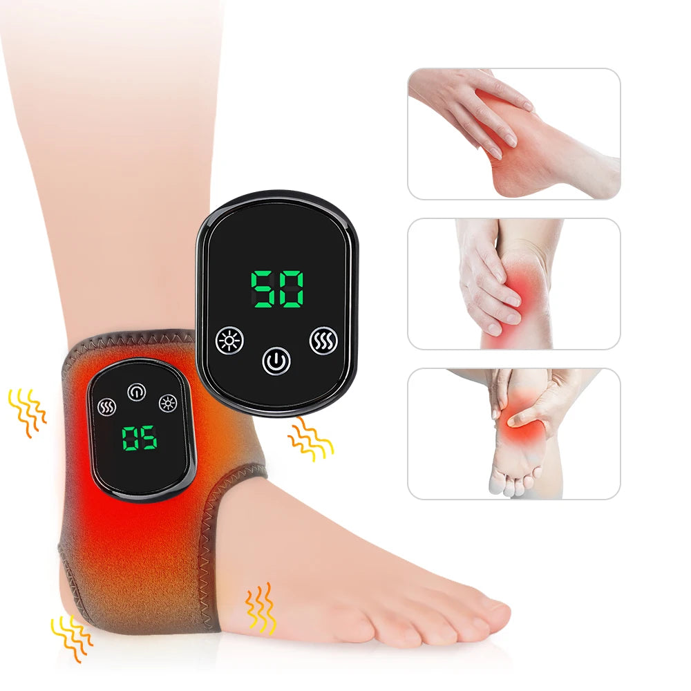 Electric Foot Massager With Heat And Vibration
