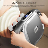Foreverlily Fascia Gun High Frequency Vibration Massager Back Waist Shoulders by Home for Health and Beauty