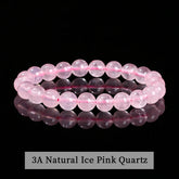 JD Natural Stone Beads Bracelet Amethyst Tiger Eye Crystal Quartz Agate Gem Beads Bangles Women Men Reiki Healling Jewelry Gift by Home for Health and Beauty