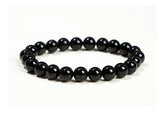 JD Natural Stone Beads Bracelet Amethyst Tiger Eye Crystal Quartz Agate Gem Beads Bangles Women Men Reiki Healling Jewelry Gift by Home for Health and Beauty