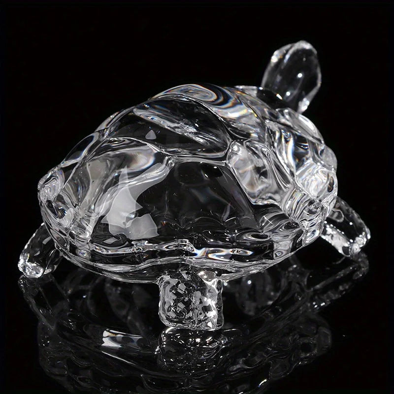 Crystal Turtle Ornament, Mini Turtle Statue, Lucky Ornament, Suitable for Home Office Desk Decoration, Home Decoration by Home for Health and Beauty