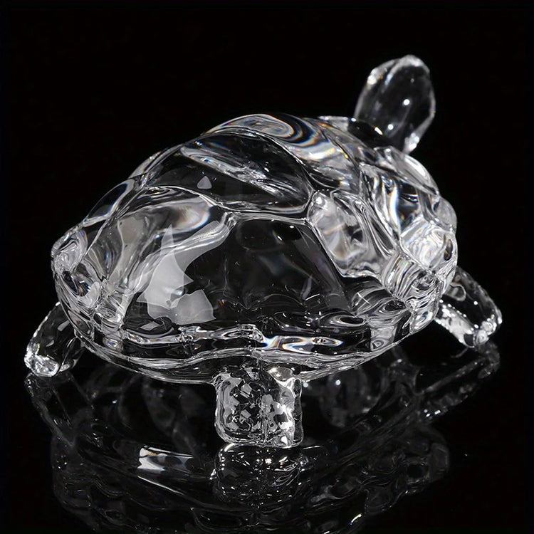 Crystal Turtle Ornament, Mini Turtle Statue, Lucky Ornament, Suitable for Home Office Desk Decoration, Home Decoration by Home for Health and Beauty