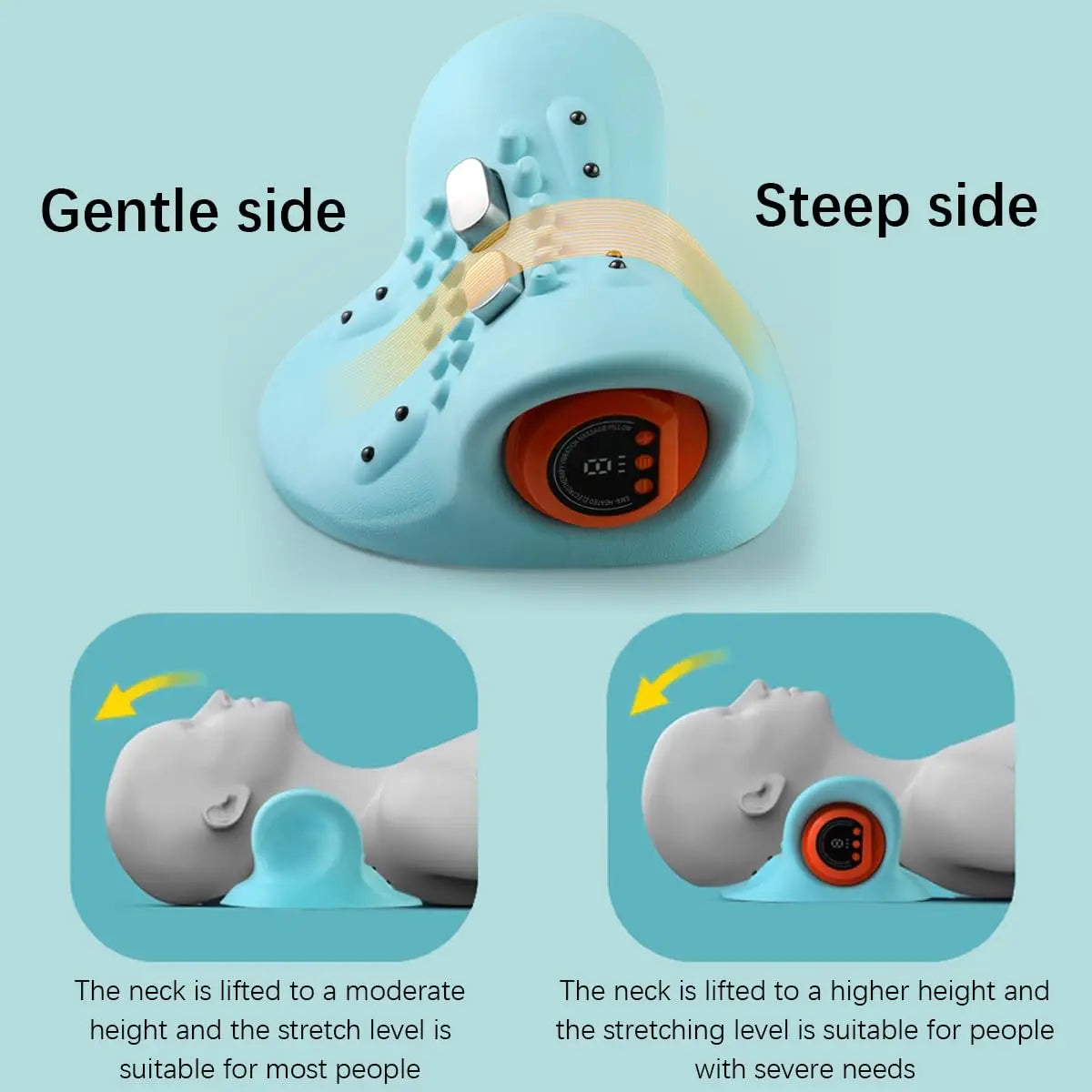 Neck Massager With Shoulder and Finger Pressure