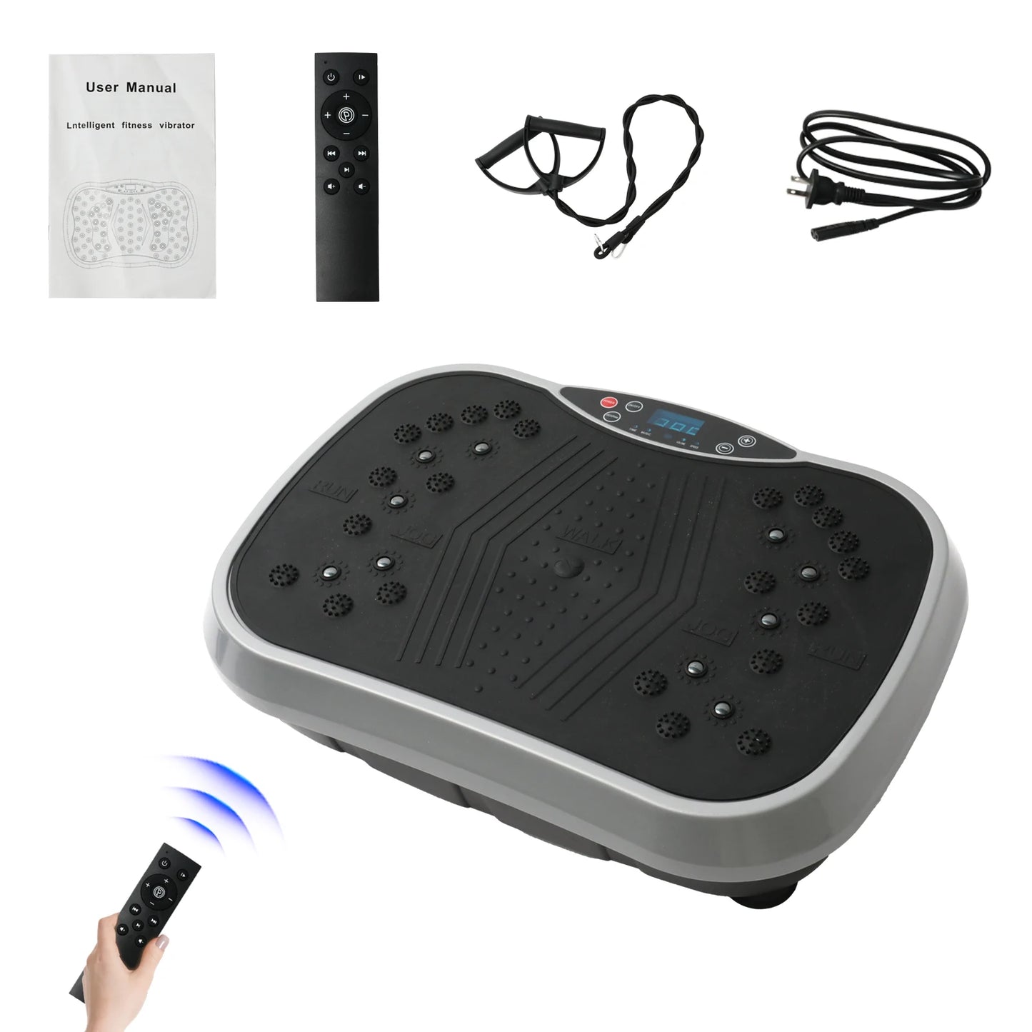 H Vibration Plate Exercise Machine for Whole Body Fat Burning