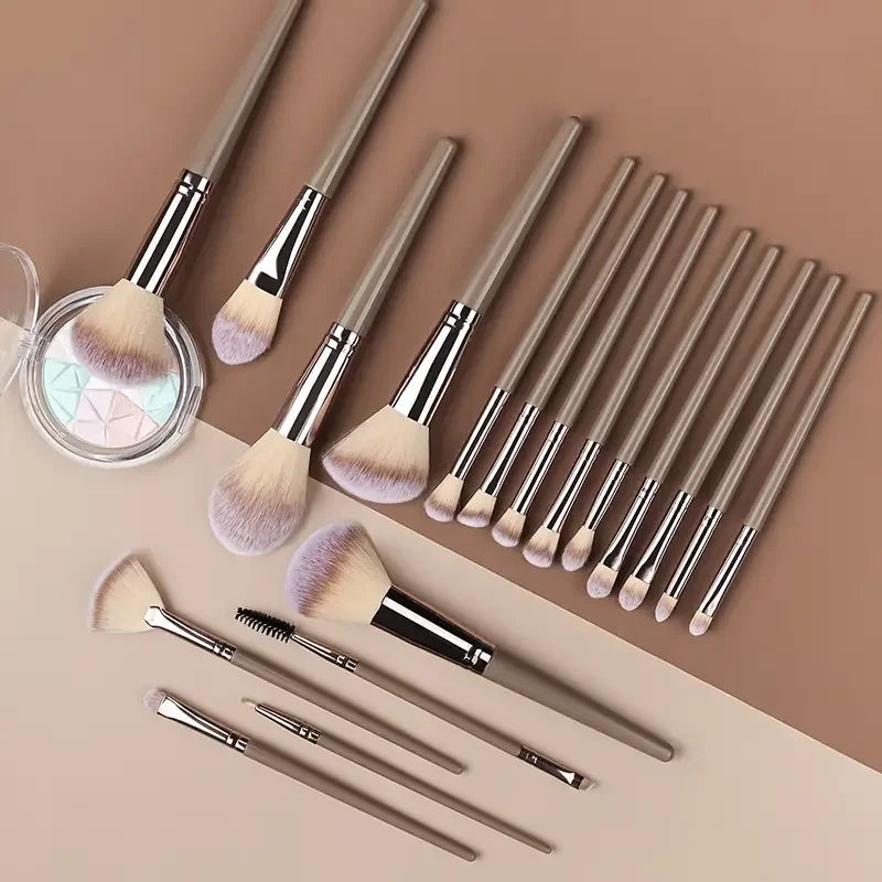 Brush Professional Makeup Brush Set With Goat Hair Synthetic Tools