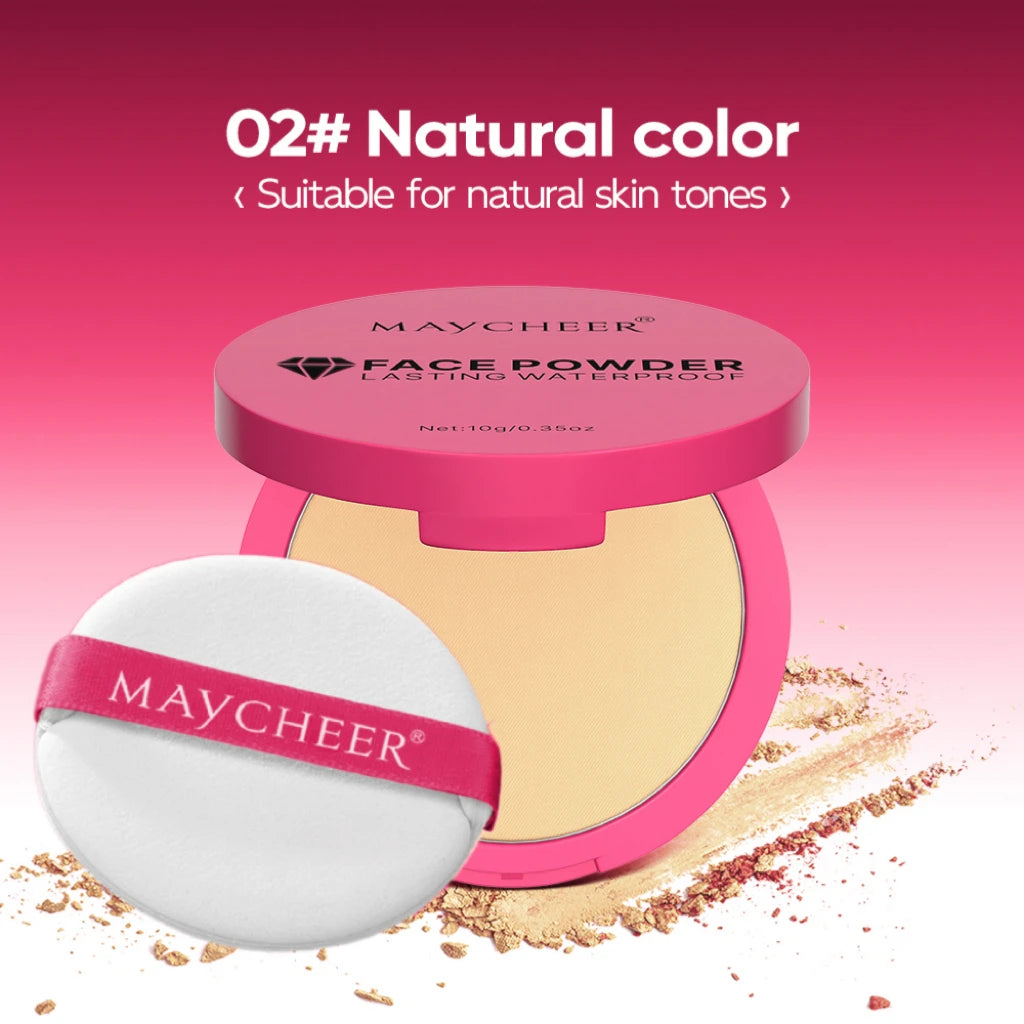 5-color matte setting powder, controls oil, moisturizes, and is long-lasting and waterproof, creating a natural makeup look. by Home for Health and Beauty