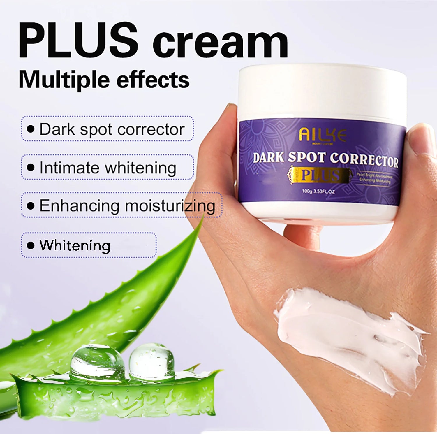 AILKE Glutathione Lighten Body Lotion, Moisturizing, Hydration, Even Skin tone, Improve Dark & Black Skin, Support Private logo by Home for Health and Beauty