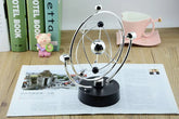 Galaxy Universe Celestial Swinger Magnetic Rotating Earth Perpetual Motion Device Electric Chaos Pendulum Science Decor living room decoration desk decoration adornos para casa desk decoration home accessories by Home for Health and Beauty